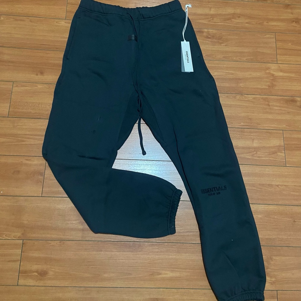 Essentials Black Joggers